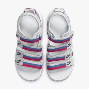 Nike For Women Sandals - Gray, Red, and Blue